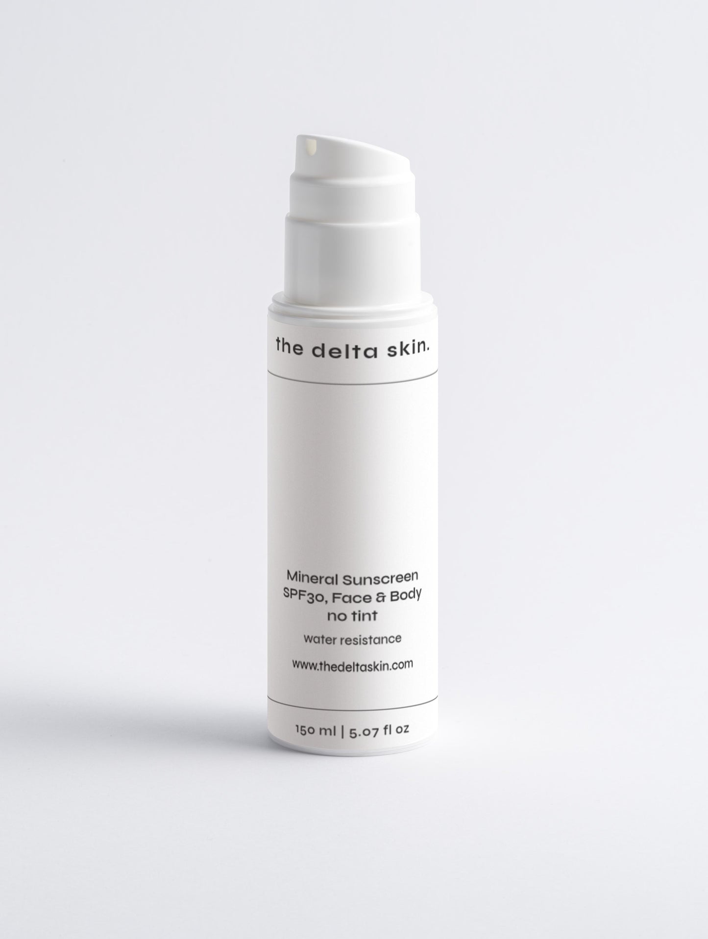 Mineral Sunscreen SPF30 for Face & Body, no tint
Volume 150 ml / 5.07 fl oz