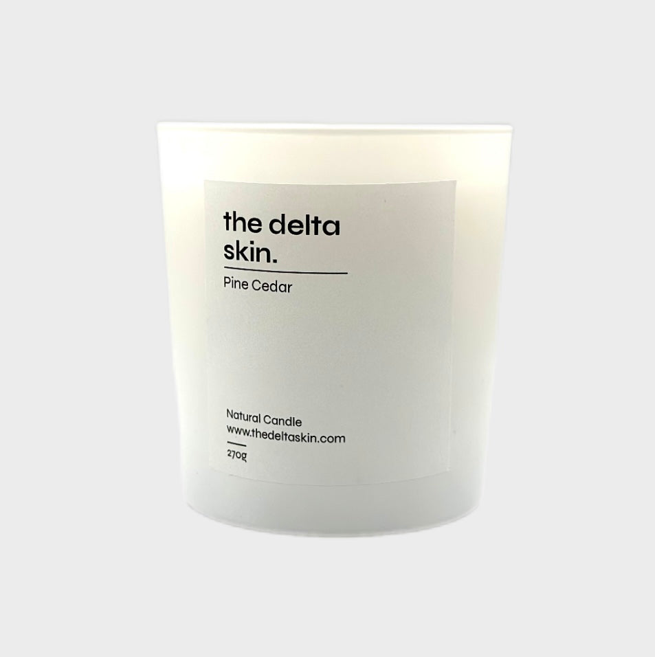 Natural Candle Pine Cedar 270gr
