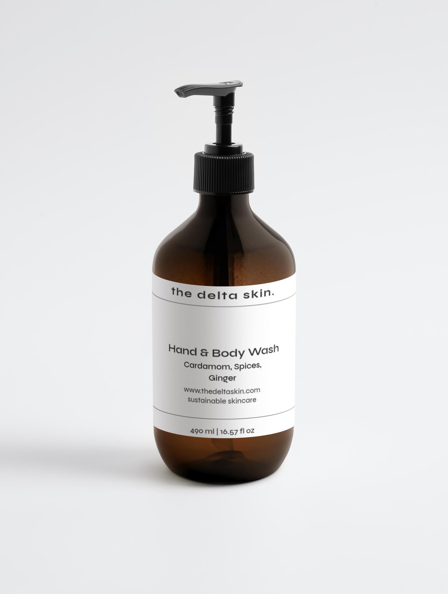Hand & Body Wash, Cardamom, Spices, Ginger
Volume 490 ml / 16.57 fl oz