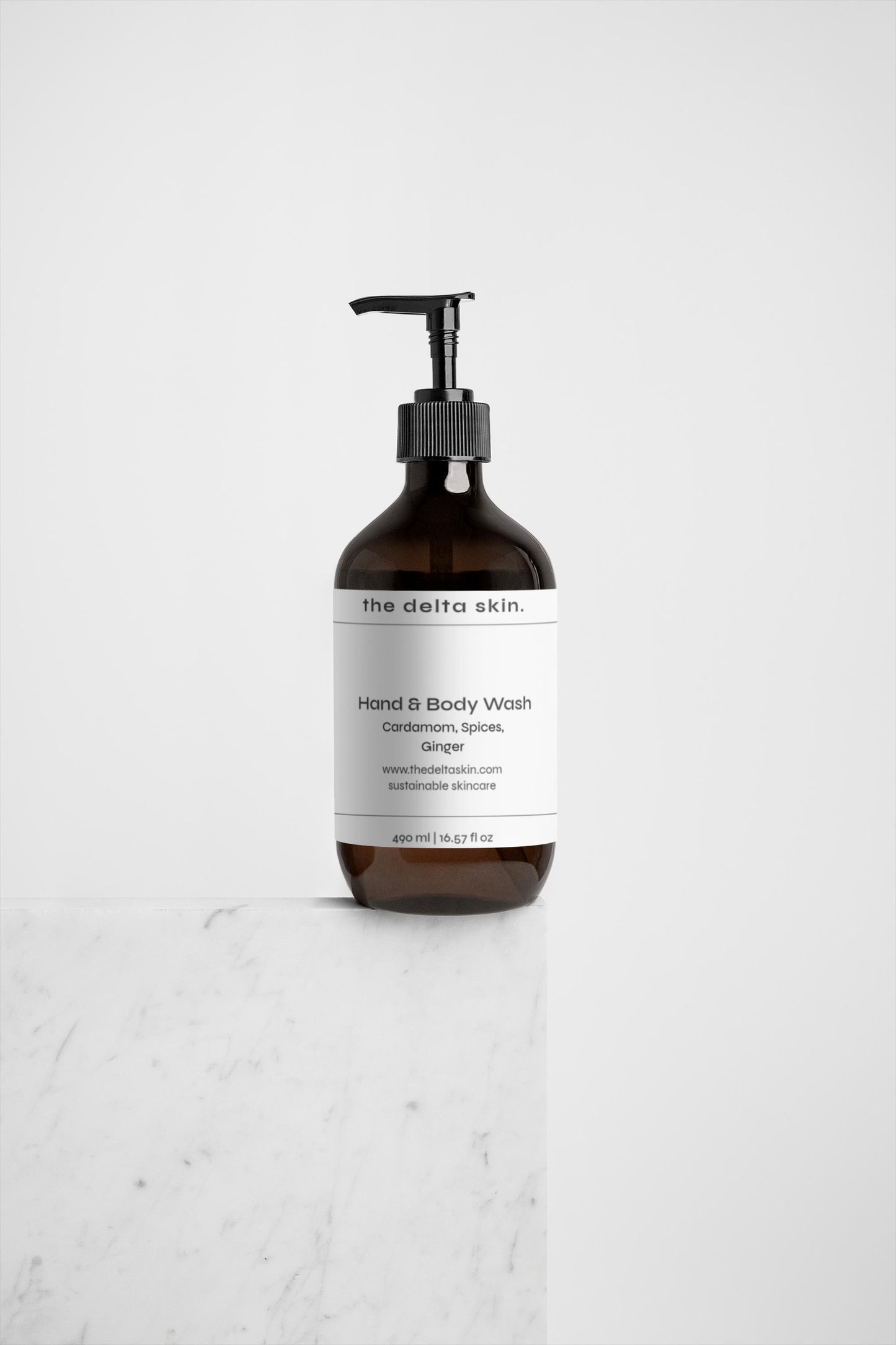Hand & Body Wash, Cardamom, Spices, Ginger
Volume 490 ml / 16.57 fl oz