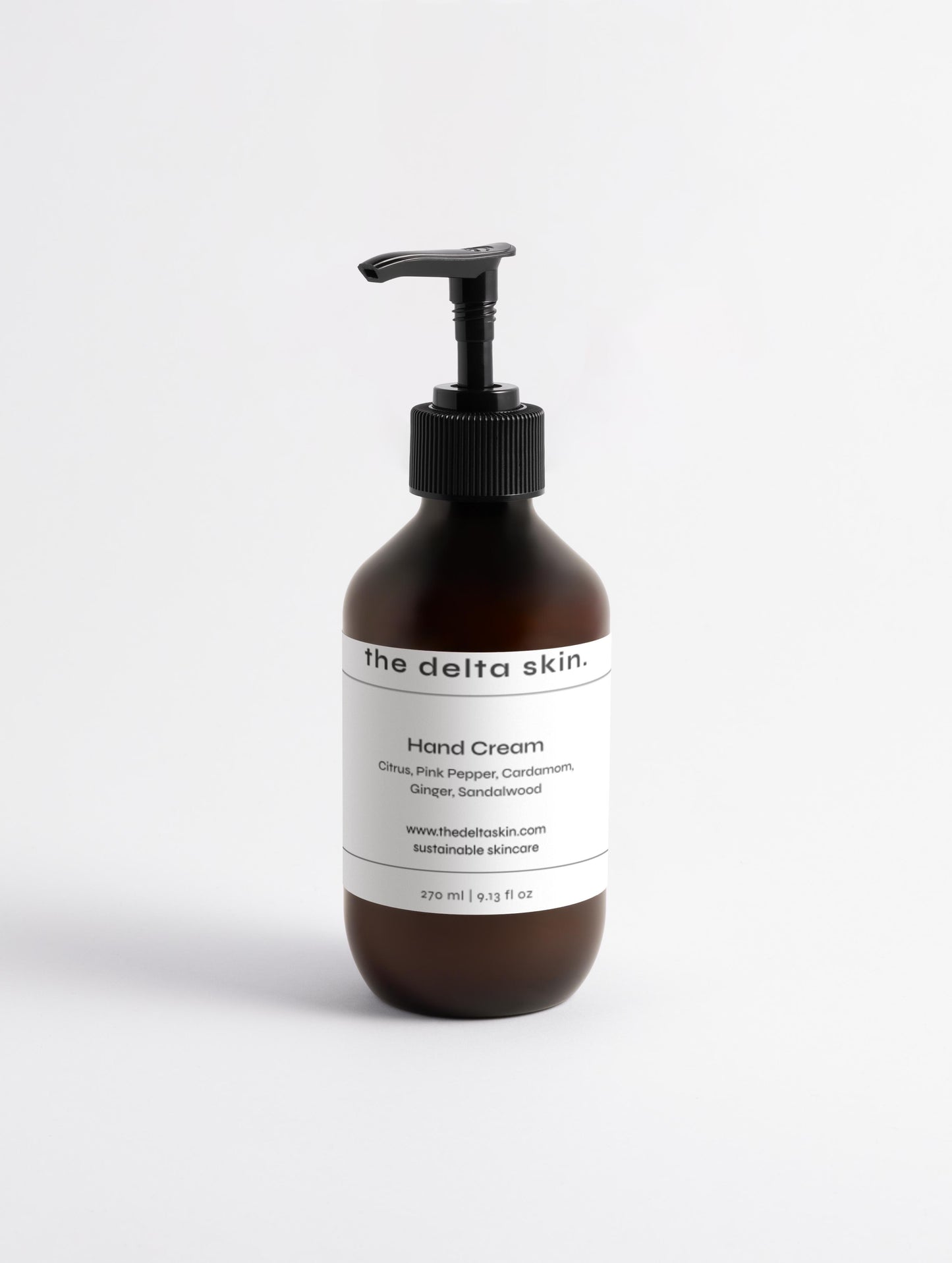 Hand Cream Citrus, Pink Pepper, Cardamom, Ginger, Sandalwood Volume 270 ml / 9.13 fl oz